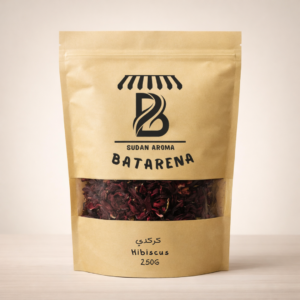 كركديه سوداني فاخر مجفف – 250 جم | batar﻿ena